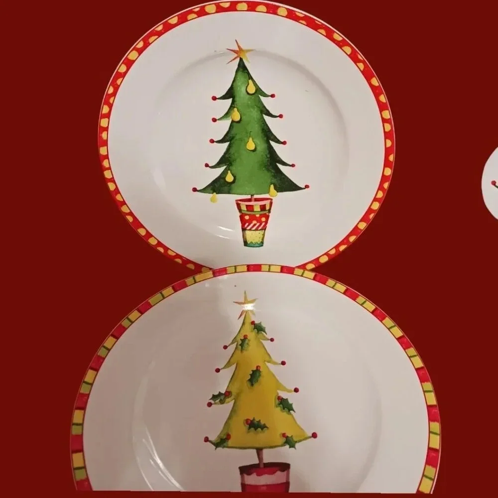Oneida Jubilee set of 6 Stoneware Salad/Dessert Plates & Mugs